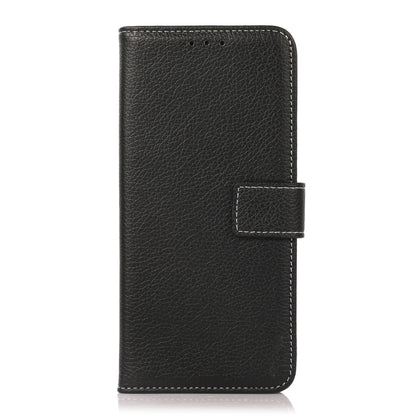 For iPhone 13 mini Litchi Texture PU + TPU Horizontal Flip Leather Case with Holder & Card Slots & Wallet (Black) - iPhone 13 mini Cases by buy2fix | Online Shopping UK | buy2fix