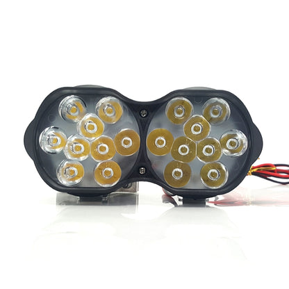 2 PCS L15 8-85V / 15W / 5000K / 1200LM Motorcycle / Car IPX4 Waterproof External LED Glare Spotlight Working Lamp by buy2fix