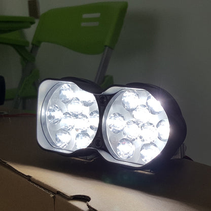 2 PCS L15 8-85V / 15W / 5000K / 1200LM Motorcycle / Car IPX4 Waterproof External LED Glare Spotlight Working Lamp by buy2fix