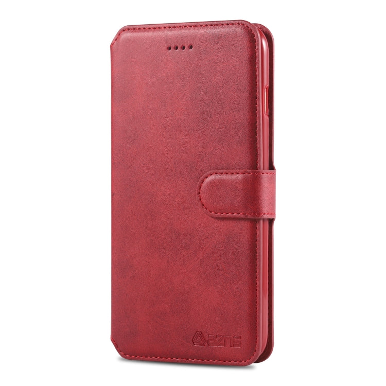 For iPhone 6 Plus / 6s Plus AZNS Calf Texture Magnetic Horizontal Flip PU Leather Case with Holder & Card Slots & Photo Frame(Red) - More iPhone Cases by AZNS | Online Shopping UK | buy2fix