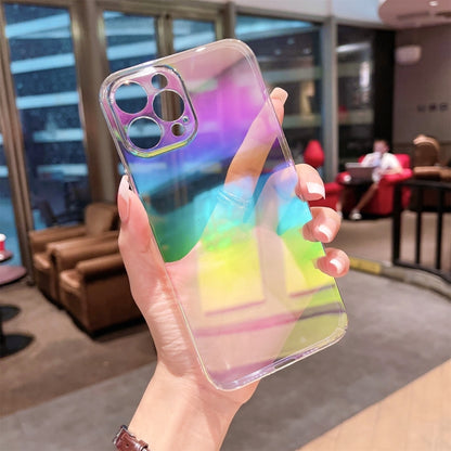 For iPhone 11 Pro Colorful Electroplating PC Protective Case (Purple Blue Green Yellow) - iPhone 11 Pro Cases by buy2fix | Online Shopping UK | buy2fix