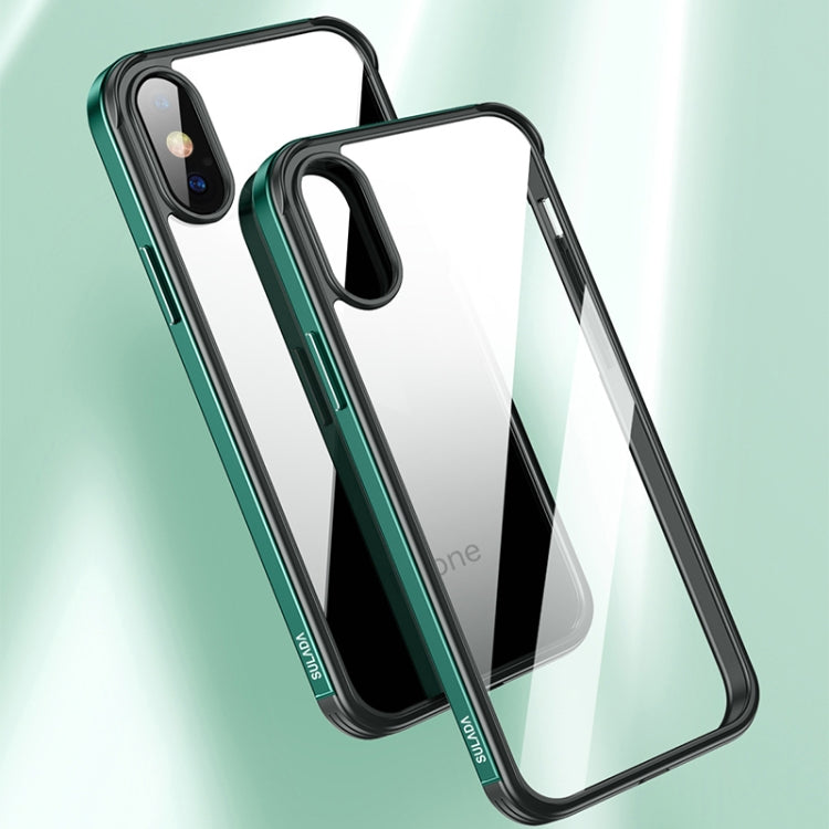 For iPhone X / XS SULADA Shockproof Aviation Aluminum Metal Frame + Nano Glass + TPU Protective Case(Silver) - More iPhone Cases by SULADA | Online Shopping UK | buy2fix