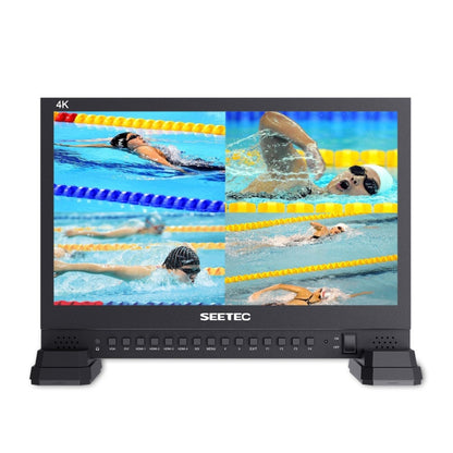 SEETEC 4K156-9HSD 3840x2160 300 nits 15.6 inch IPS Screen HDMI 4K 3G-SDI Four Screen Split Display Monitor - Camera Accessories by SEETEC | Online Shopping UK | buy2fix