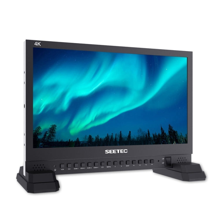 SEETEC 4K156-9HSD 3840x2160 300 nits 15.6 inch IPS Screen HDMI 4K 3G-SDI Four Screen Split Display Monitor - Camera Accessories by SEETEC | Online Shopping UK | buy2fix