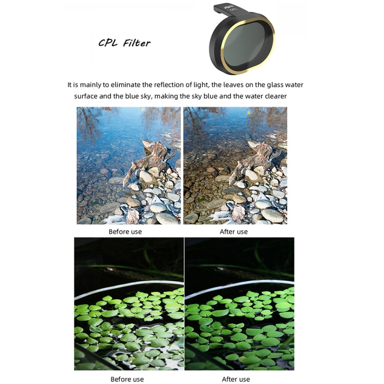 JSR for FiMi X8 mini Drone 6 in 1 UV + CPL + ND4 + ND8 + ND16 + ND32 Lens Filter Kit -  by JSR | Online Shopping UK | buy2fix