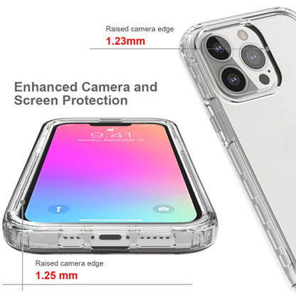 For iPhone 13 Pro Shockproof High Transparency Two-color Gradual Change PC+TPU Candy Colors Protective Case (Transparent) by buy2fix