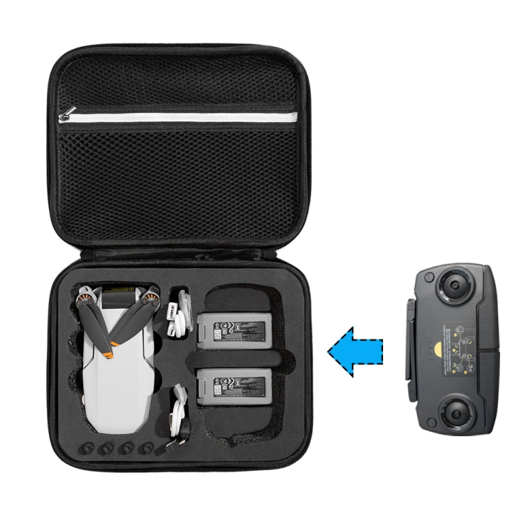 Shockproof Nylon Carrying Hard Case Storage Bag for DJI Mavic Mini SE, Size: 24 x 19 x 9cm(Black + Black Liner) - DJI & GoPro Accessories by buy2fix | Online Shopping UK | buy2fix