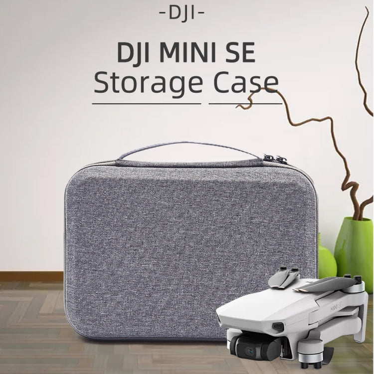 For DJI Mini SE Shockproof Carrying Hard Case Storage Bag, Size: 21.5 x 29.5 x 10cm(Grey + Red Liner) - DJI & GoPro Accessories by buy2fix | Online Shopping UK | buy2fix