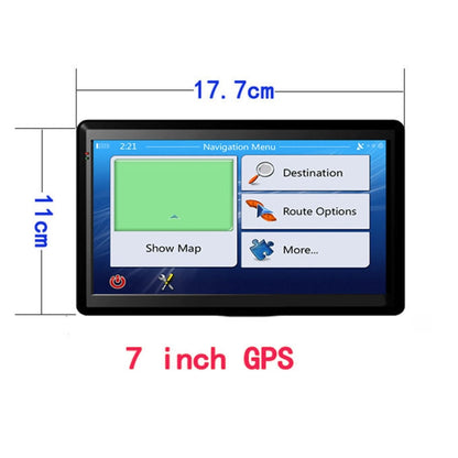 7 inch Car GPS Navigator 8G+256M Capacitive Screen High Configuration, Specification:Australia Map - In Car by buy2fix | Online Shopping UK | buy2fix