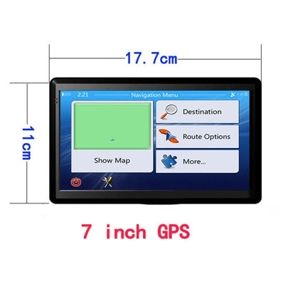 7 inch Car GPS Navigator 8G+256M Capacitive Screen High Configuration, Specification:Southeast Asia Map - In Car by buy2fix | Online Shopping UK | buy2fix