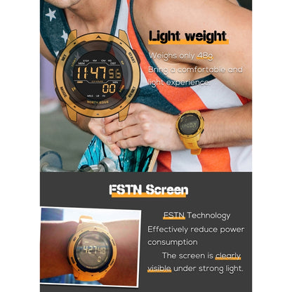 NORTH EDGE Mars Men Luminous Digital Waterproof Smart Sports Watch, Support Alarm Clock & Countdown & Sports Mode(Red) - Sport Watches by NORTH EDGE | Online Shopping UK | buy2fix