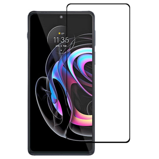 For Motorola Edge 20 Pro Full Glue Full Screen Tempered Glass Film