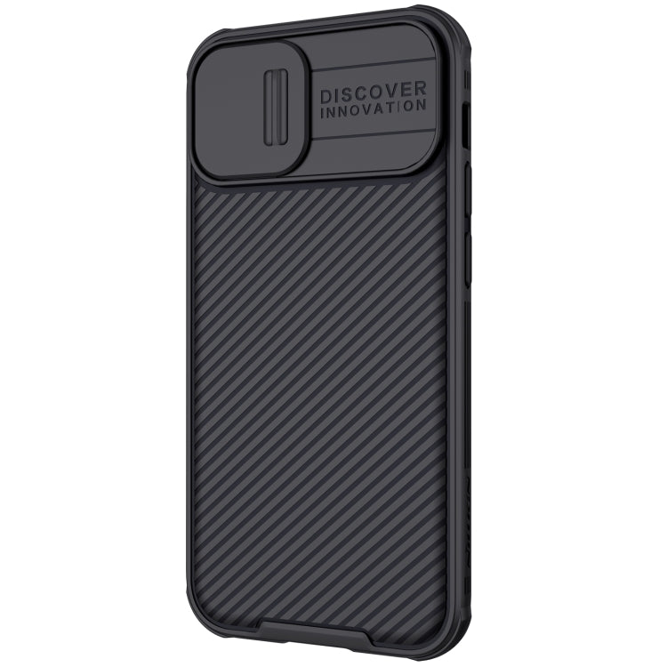 For iPhone 13 mini NILLKIN Black Mirror Pro Series Camshield Full Coverage Dust-proof Scratch Resistant Phone Case (Black) - iPhone 13 mini Cases by NILLKIN | Online Shopping UK | buy2fix