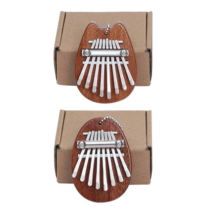 Mini 8 Tone Thumb Piano Kalimba Musical Instruments(Wood Chinchilla) - Keyboard Instruments by buy2fix | Online Shopping UK | buy2fix