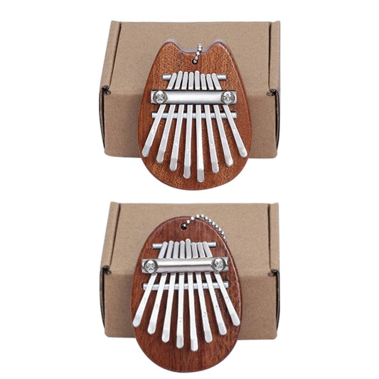 Mini 8 Tone Thumb Piano Kalimba Musical Instruments(Wood Chinchilla) by buy2fix