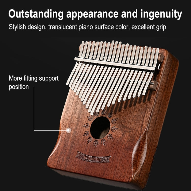 21 Tone Acacia Wood Thumb Piano Kalimba Musical Instruments(Brown-Cat) - Keyboard Instruments by buy2fix | Online Shopping UK | buy2fix