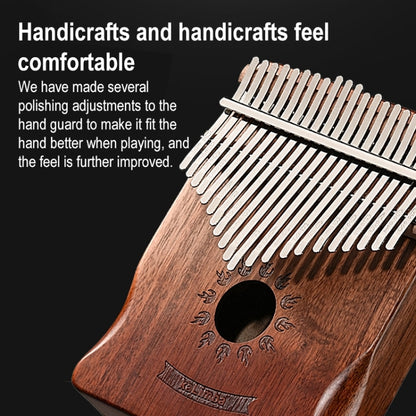 21 Tone Acacia Wood Thumb Piano Kalimba Musical Instruments(Coffee-Reindeer) - Keyboard Instruments by buy2fix | Online Shopping UK | buy2fix