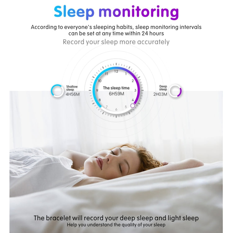 QS29 1.28 inch IPS Screen Bluetooth 5.0 IP67 Waterproof Smart Bracket, Support Sleep Monitoring/Heart Rate Monitoring/Body Temperature Monitoring(Black) - Smart Wear by buy2fix | Online Shopping UK | buy2fix