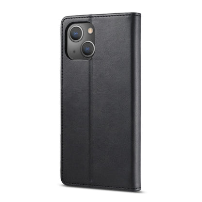 For iPhone 13 mini LC.IMEEKE Calf Texture Horizontal Flip Leather Case with Holder & Card Slots & Wallet (Black) - iPhone 13 mini Cases by LC.IMEEKE | Online Shopping UK | buy2fix