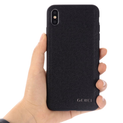 For iPhone 11 Pro GEBEI Full-coverage Shockproof Leather Protective Case(Black) - iPhone 11 Pro Cases by GEBEI | Online Shopping UK | buy2fix