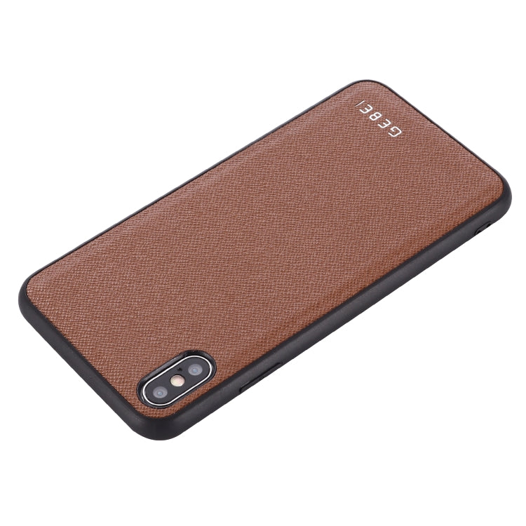 For iPhone 11 Pro GEBEI Full-coverage Shockproof Leather Protective Case(Brown) - iPhone 11 Pro Cases by GEBEI | Online Shopping UK | buy2fix