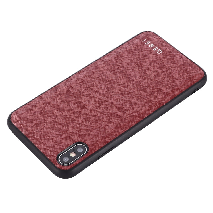 For iPhone 11 Pro Max GEBEI Full-coverage Shockproof Leather Protective Case(Red) - iPhone 11 Pro Max Cases by GEBEI | Online Shopping UK | buy2fix
