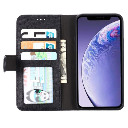 For iPhone 11 GEBEI Top-grain Leather Horizontal Flip Protective Case with Holder & Card Slots & Wallet & Photo Frame(Black) - iPhone 11 Cases by GEBEI | Online Shopping UK | buy2fix