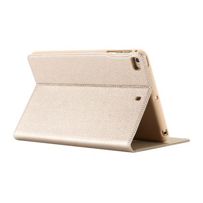 For iPad Mini 2019 & 4 & 3 & 2 & 1 GEBEI PU+TPU Horizontal Flip Protective Case with Holder & Card Slots(Gold) - iPad mini (2019) / mini 5 Cases by GEBEI | Online Shopping UK | buy2fix