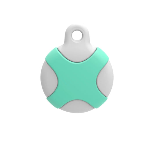 Waterproof Sealing Strip Anti-Scratch Shockproof Rugged Silicone Case For AirTag(Grey Green) by buy2fix