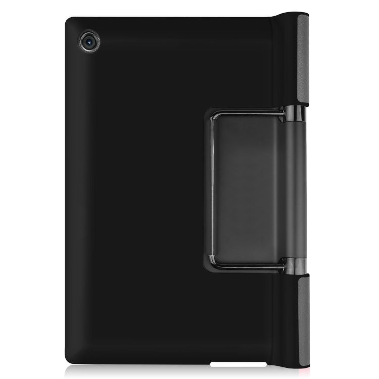 For Lenovo Yoga Tab 11 Custer Texture Horizontal Flip PU Leather Case with Holder & Sleep / Wake-up Function(Grey) - For Lenovo by buy2fix | Online Shopping UK | buy2fix