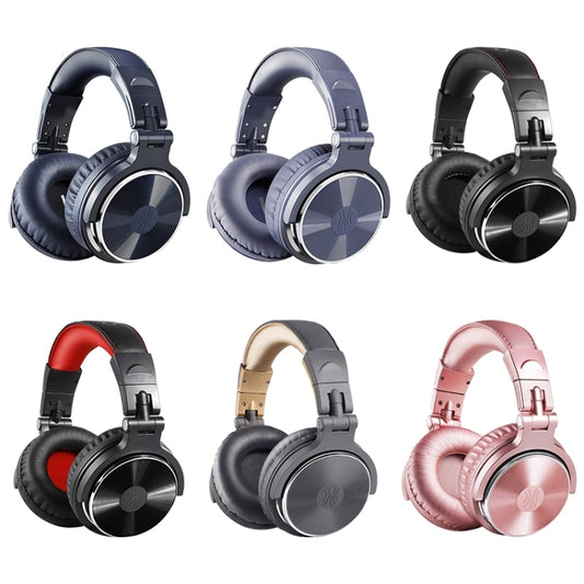 OneOdio Pro-10 Head-mounted Noise Reduction Wired Headphone with Microphone, Color:Grey Khaki by OneOdio