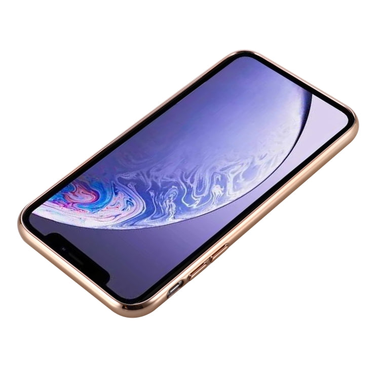 For iPhone 11 Pro Max GEBEI Plating TPU Shockproof Protective Case(Gold) - iPhone 11 Pro Max Cases by GEBEI | Online Shopping UK | buy2fix