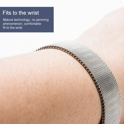 18mm 304 Stainless Steel Double Buckles Watch Band(Silver) by buy2fix