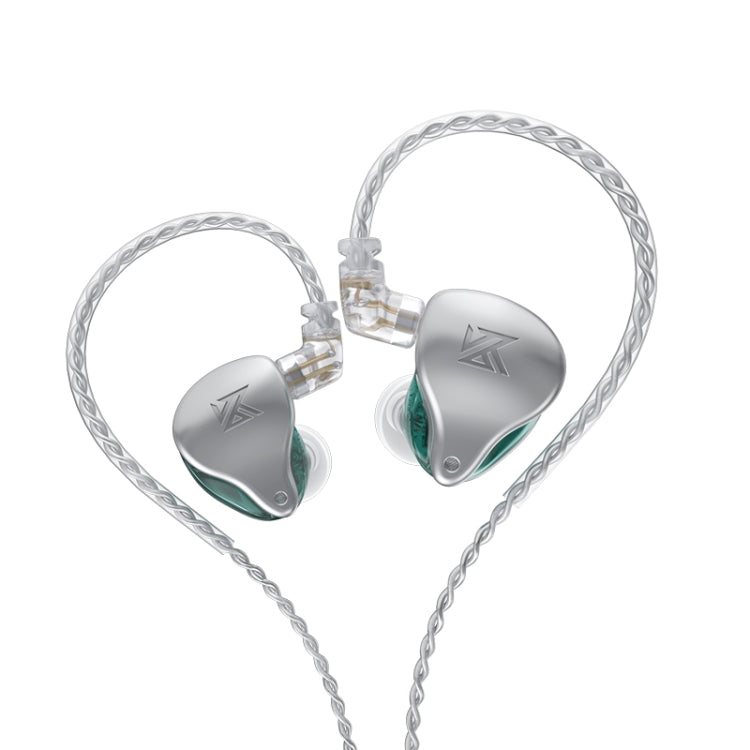 KZ AST 24-unit Balance Armature Monitor HiFi In-Ear Wired Earphone No Mic(Green) - In Ear Wired Earphone by KZ | Online Shopping UK | buy2fix