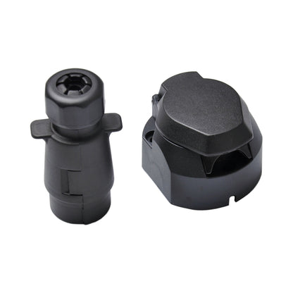A0226 12V 7-pin Plastic Trailer Connector Socket + Plug EU - In Car by buy2fix | Online Shopping UK | buy2fix