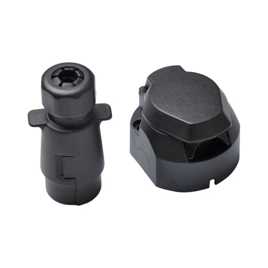 A0226 12V 7-pin Plastic Trailer Connector Socket + Plug EU by buy2fix