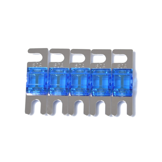 A0303 Blue 5 PCS Car Audio AFS Mini ANL 60A Fuse Nicked Plated