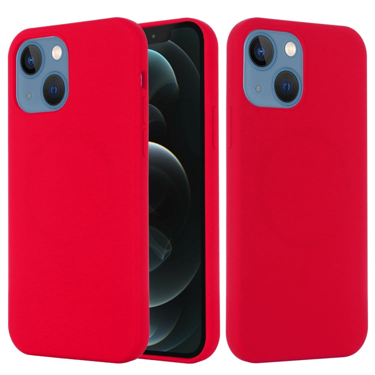 For iPhone 13 Shockproof Silicone Magnetic Magsafe Case(Red) - iPhone 13 Cases by buy2fix | Online Shopping UK | buy2fix