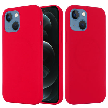 For iPhone 13 Shockproof Silicone Magnetic Magsafe Case(Red) - iPhone 13 Cases by buy2fix | Online Shopping UK | buy2fix