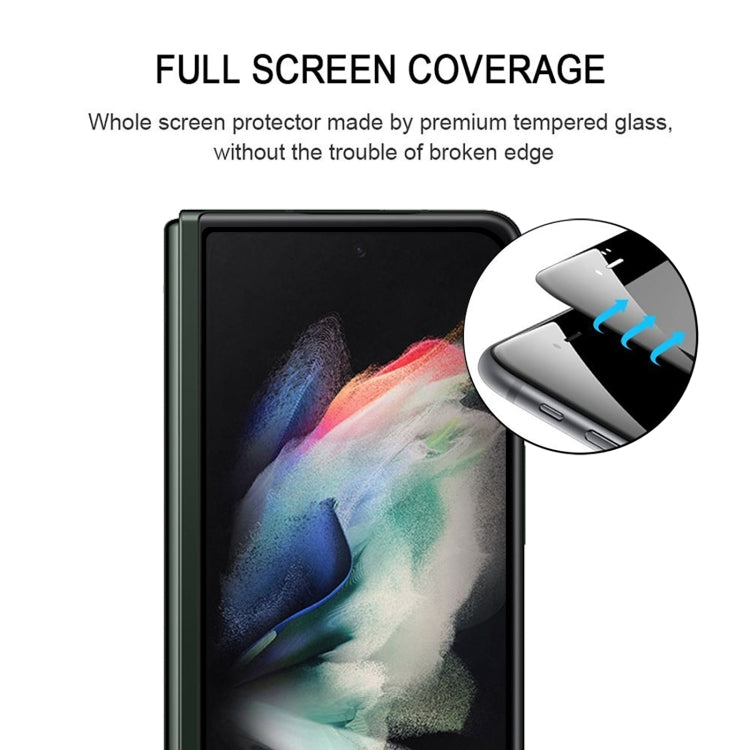 For Samsung Galaxy Z Fold3 5G Full Glue Full Screen Tempered Glass Film by buy2fix