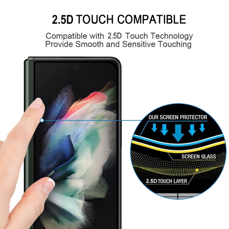 For Samsung Galaxy Z Fold3 5G Full Glue Full Screen Tempered Glass Film by buy2fix