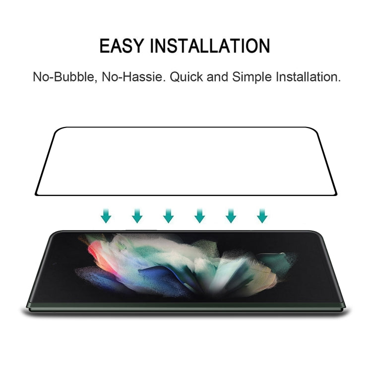 For Samsung Galaxy Z Fold3 5G Full Glue Full Screen Tempered Glass Film by buy2fix