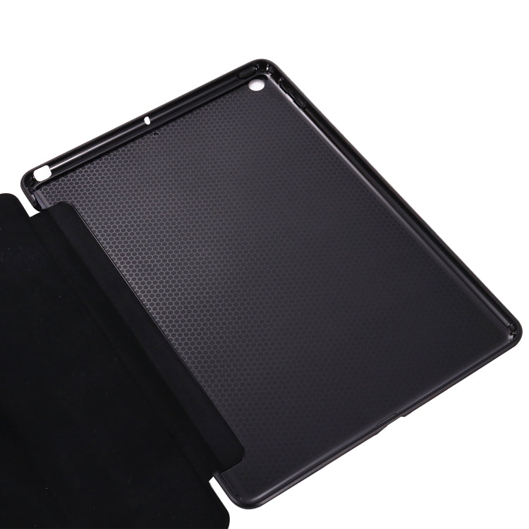 For iPad 10.2 2021 / 2020 / 2019 GEBEI Shockproof Horizontal Flip Leather Case with Three-folding Holder(Royal Blue) - iPad 10.2 Cases by GEBEI | Online Shopping UK | buy2fix