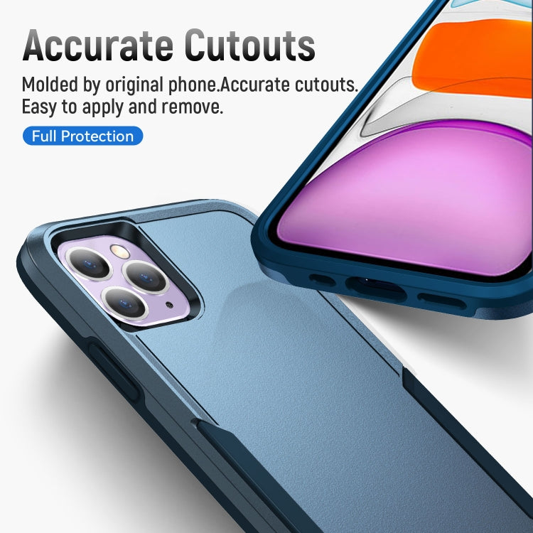 For iPhone 11 Pro Pioneer Armor Heavy Duty Shockproof Phone Case (Blue) by buy2fix