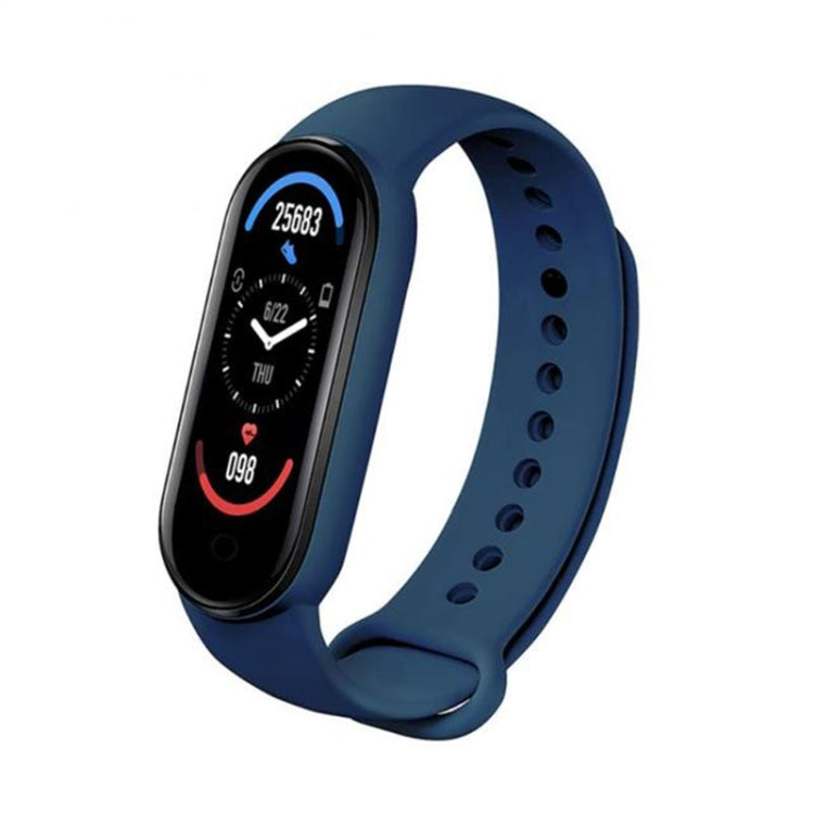 M6 Sports Smart Bracelet, Support Heart Rate Monitoring & Blood Pressure Monitoring & Sleep Monitoring & Sedentary Reminder, Type:Linear Charging(Blue) - Smart Wear by buy2fix | Online Shopping UK | buy2fix