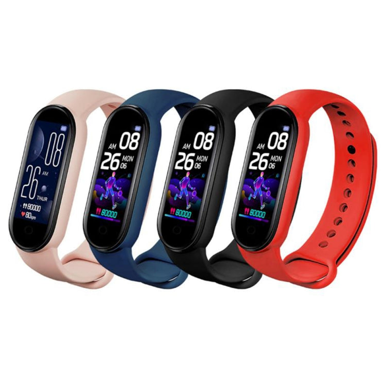 M6 Sports Smart Bracelet, Support Heart Rate Monitoring & Blood Pressure Monitoring & Sleep Monitoring & Sedentary Reminder, Type:Magnetic Charging(Red) - Smart Wear by buy2fix | Online Shopping UK | buy2fix