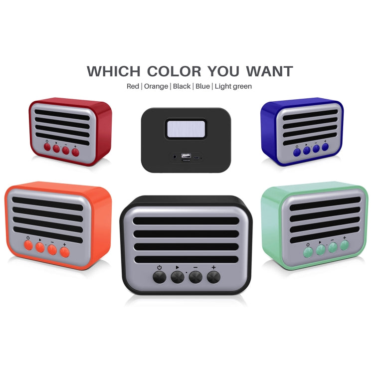 New Rixing NR-102 Mini TWS Bluetooth Speaker(Light Green) - Desktop Speaker by NewRixing | Online Shopping UK | buy2fix