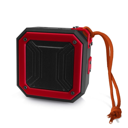 New Rixing NR-103 Mini TWS Bluetooth Speaker with Lanyard(Red) by NewRixing