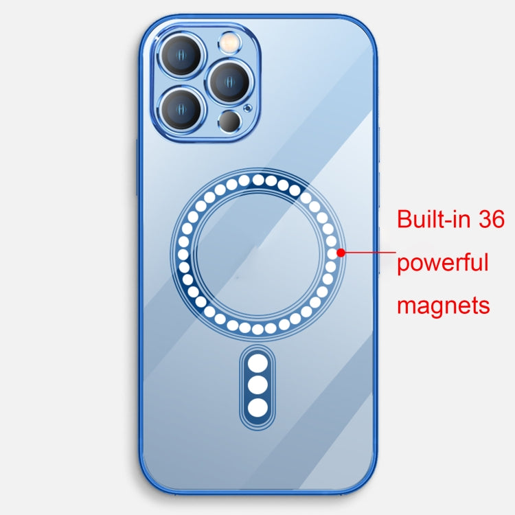For iPhone 11 Classic Electroplating Shockproof Magsafe Case (Sea Blue) by buy2fix