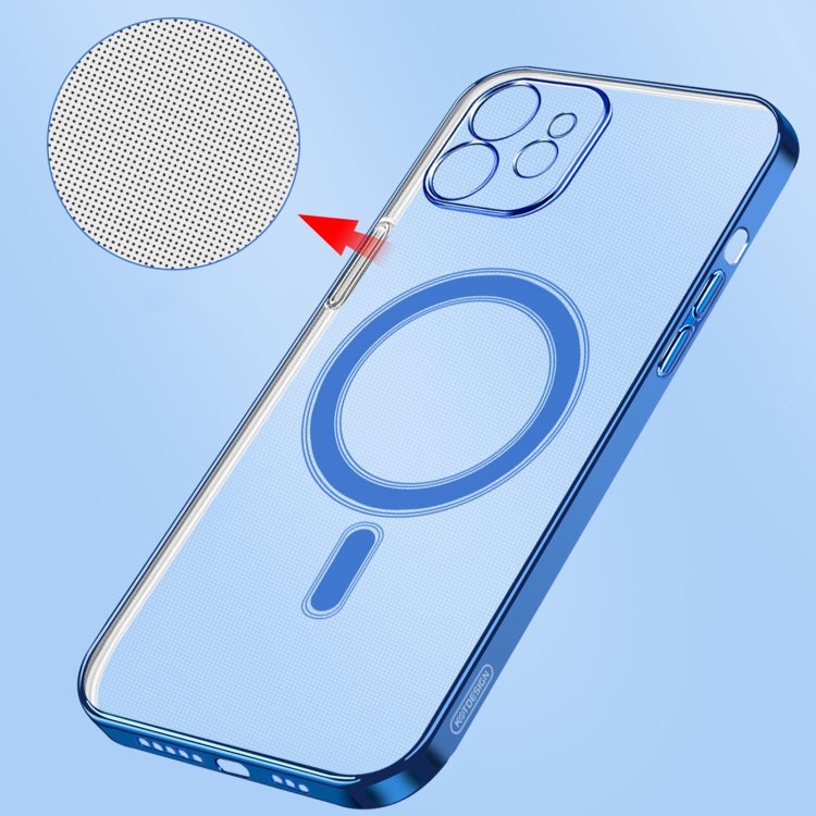 For iPhone 11 Classic Electroplating Shockproof Magsafe Case (Sea Blue) by buy2fix